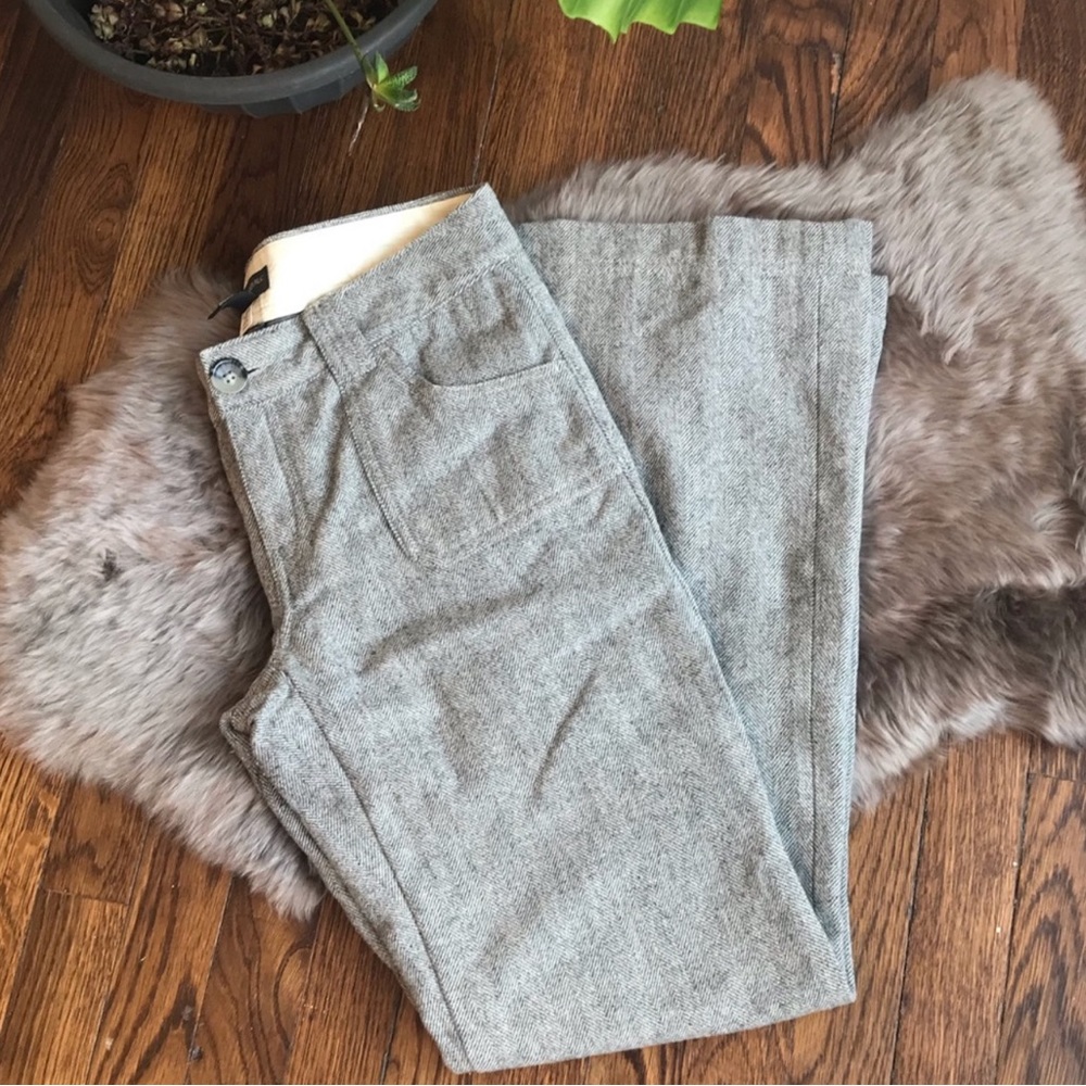 Banana Republic Wool Blend Flare Career Pants Sz 6
